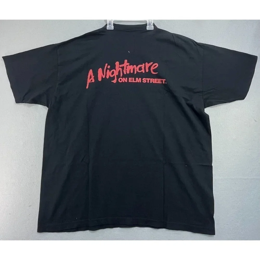 Nightmare on Elm Street Freddy Krueger Adult T-Shirt Tee Black XXL Short Sleeve - Picture 4 of 5